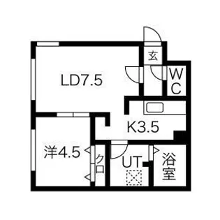 CG HOMES南5条【5階】の間取り