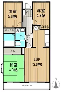 リバーサイドヒルズ【2階】の間取り