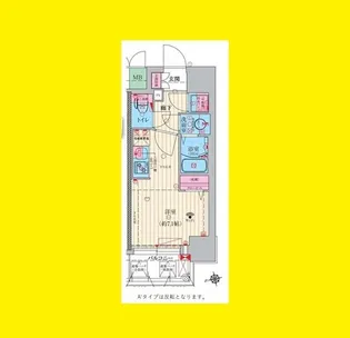 ファーストフィオーレ大阪ウエストウェルビング【2階】の間取り