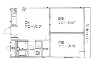 第二佐々木ビル【3階】の間取り