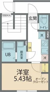 ポーラスター南橋本II【1階】の間取り