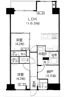エスポワール善福寺【3階】の間取り