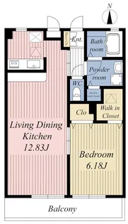 ビレッジイーストアベニュー【2階】の間取り