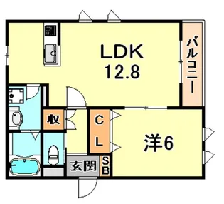 ネオメゾン東灘【旭化成】【2階】の間取り