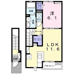 サンシャイン スズ【2階】の間取り