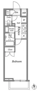 ザ・レジデンス神楽坂2【2階】の間取り
