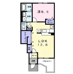 パール・ウィングI【1階】の間取り