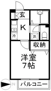 セジュールヤマ【2階】の間取り