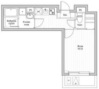 豊島千早レジデンス【3階】の間取り
