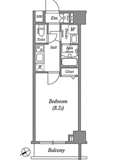 GENOVIA西高島平skygarden【4階】の間取り
