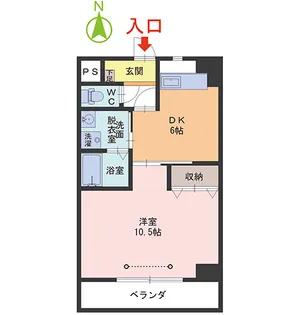 リバティ大和田【7階】の間取り