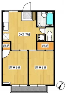 オークフィールド【2階】の間取り