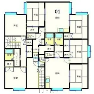 ピアコート平岡E【2階】の間取り