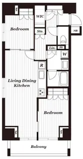 東京都品川区東品川4【マンション】の間取り