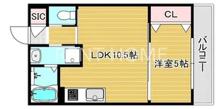 セレニティ衣摺【3階】の間取り