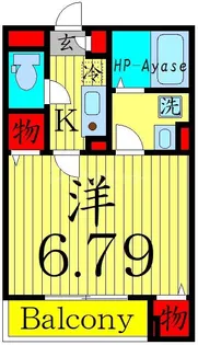 アンジュール綾瀬【3階】の間取り