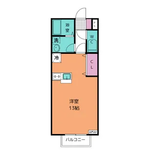 ドリームヒルズ・エフ【2階】の間取り