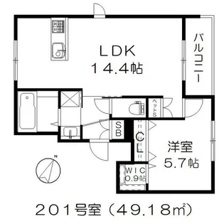 (仮称)東向島1丁目メゾン【2階】の間取り