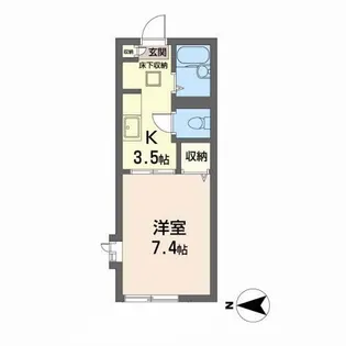 サンクレストM【1階】の間取り