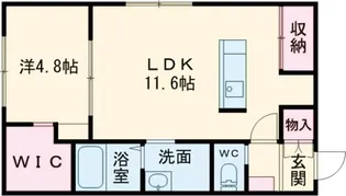 Norfino Ailes(ノルフィーノ・エル)【2階】の間取り