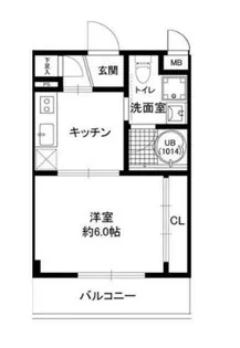 ノベル駒込【2階】の間取り