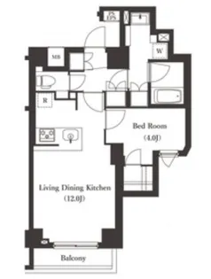 東京都大田区大森西7【マンション】の間取り