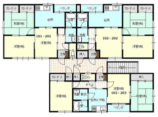 サンマル【1階】の間取り