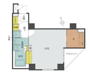 トーシンフェニックス新橋弐番館【4階】の間取り