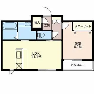 フォルトゥーナ【2階】の間取り