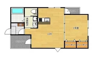 ヴィレッタ南行徳【1階】の間取り