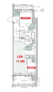 神奈川県横浜市神奈川区反町4【マンション】の間取り