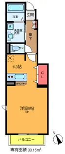 メゾンY【1階】の間取り