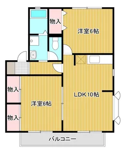 ハイムプランドール B【1階】の間取り