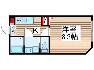 TOIVE馬橋【1階】の間取り