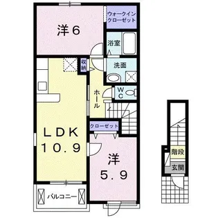 プランタン【2階】の間取り