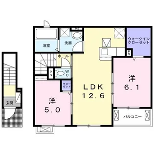 ラ ネージュ【2階】の間取り