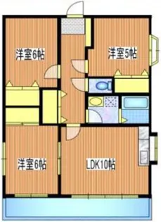 サンモール大堂【1階】の間取り