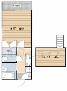 ブルーベル上井草【2階】の間取り