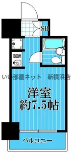 ライオンズマンションヨコハマ戸部【7階】の間取り