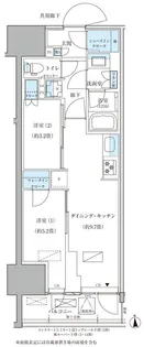 パークアクシス品川天王洲アイル【3階】の間取り