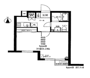 ロジェ三軒茶屋【2階】の間取り
