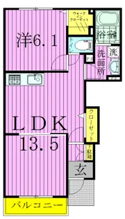 ユニゾンスクエア【1階】の間取り