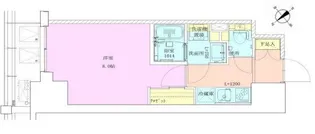 門前仲町レジデンス九番館【6階】の間取り