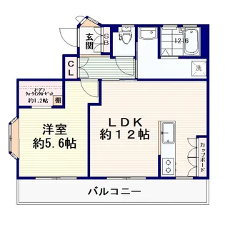 エフエスビル【3階】の間取り