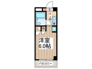 ベルデ中山【4階】の間取り