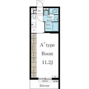 リブリ・ルカーサ岡崎公園【1階】の間取り