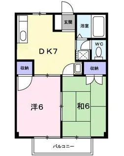 Santyひまわり【2階】の間取り