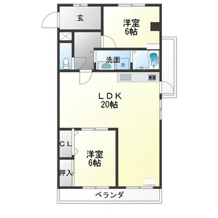 ファミール高針原【4階】の間取り