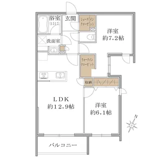 Mon【4階】の間取り