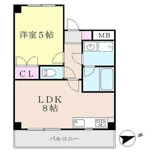 リベルタ【2階】の間取り